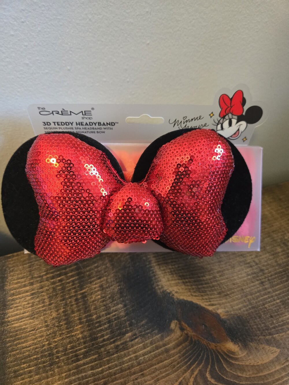 The Creme Shop X Disney Minnie Mouse Spa Teddy Headband
